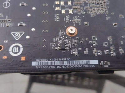 Видеокарта MSI GTX 1050 Ti 4GB OC