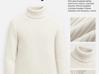Свитер зимний Bershka S-M