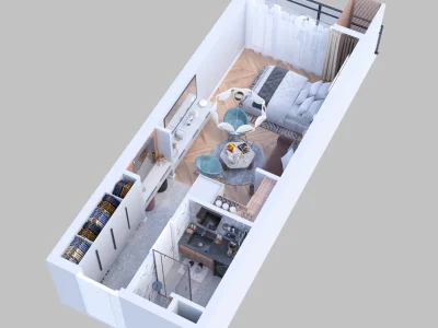 Студия на Avangard Seaside Area Шосе Аэропорта 25 Airport District