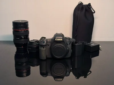 Комплект фототехники Canon EOS 6D с объективами и аксессуарами
