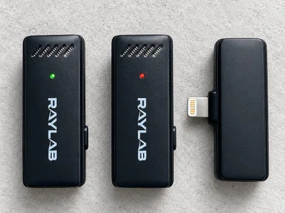 Беспроводные петличные микрофоны Raylab для iPhone