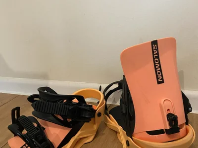 Крепления для сноуборда Salomon Rhythm Neon Orange S