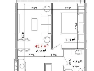 1+1 на Шосе Аэропорта 4 Airport District
