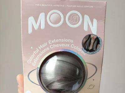 Искусственные пряди волос Miniso Dusty silver