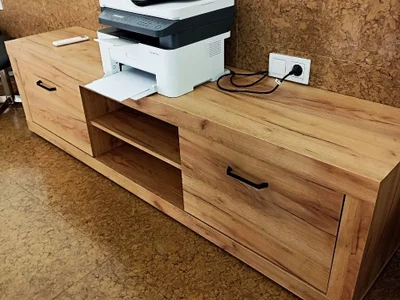 Деревянная тумба 180x50x40