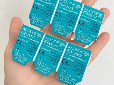 Линзы ACUVUE Oasys with HydraClear Plus -3.75 (6 шт)