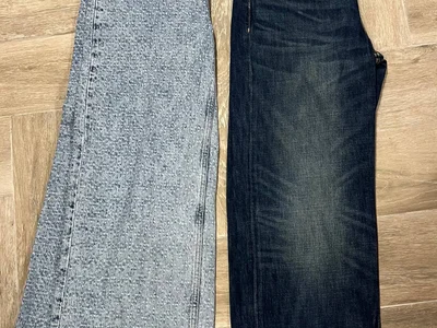 Голубые джинсы Zara, размер 34