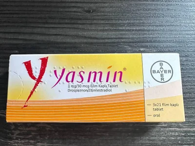 Турецкие противозачаточные таблетки Yasmin 3 упаковки