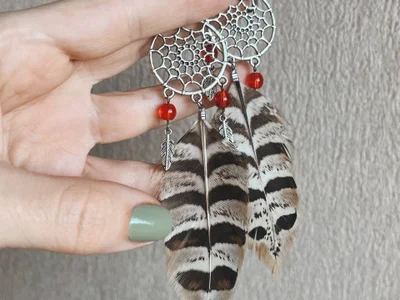 Сережки серебряные