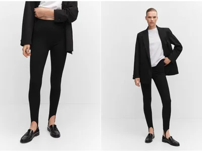 Легинсы со штрипками MANGO XS