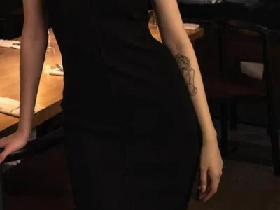 Черное платье трикотаж Love Republic XXS