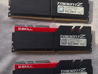 G.SKILL Trident Z DDR4-3200 CL14-14-14-34 1.35V 64GB (4x16GB