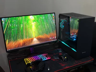 Игровой ПК и монитор 27 180Hz с комплектом периферии