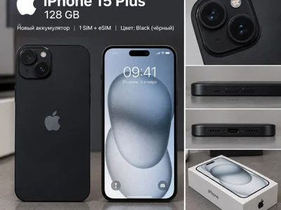 iPhone 15 Plus 128GB Black