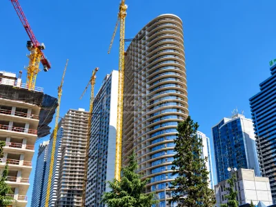 Студия в Oval в 200 метрах от моря с ремонтом от застройщика