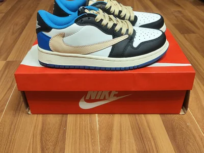 Кроссовки Air Jordan 1 Retro Low Travis Scott Fragment 38 размер