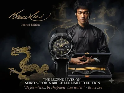 Часы Seiko 5 Sports Bruce Lee Limited Edition