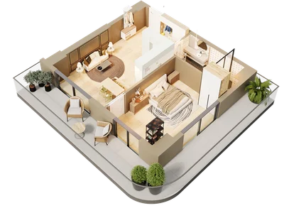 1+1 на Шосе Аэропорта 26 Airport District