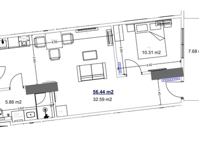 1+1 на აეროპორტის გზატ. 12 Airport District