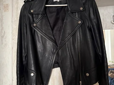 Кожаная куртка Claudie Pierlot (та же сетка что Maje и Sandro