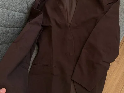 ASOS черный сатиновый жакет