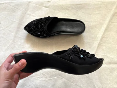 Glitter mules Clergerie