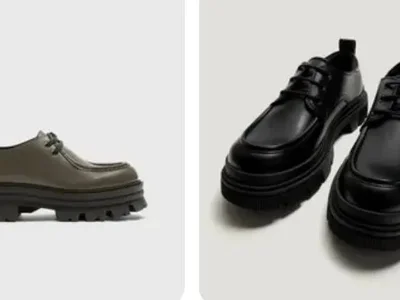 Туфли ZARA Chunky Moc Toe Shoes 43 размер