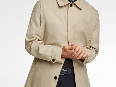 Мужской тренч ZARA L