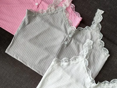 Кружевные crop tops