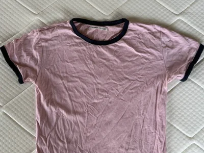 Розовая футболка Pull&Bear XL
