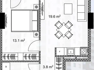 2 room Flat For Sale. Didi digomi