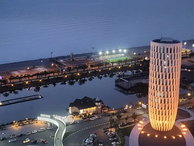 Вид на море Orbi D2 уютный 32 этаж