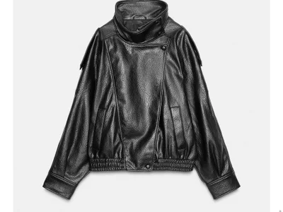 Кожаная куртка Zara