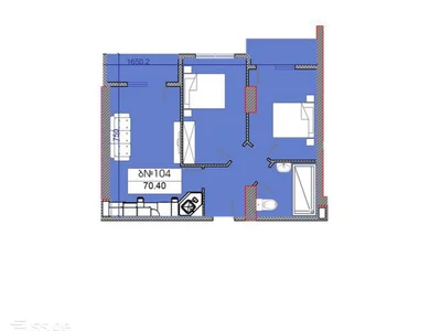 3-комнатная квартира