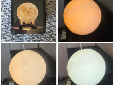 Ночник в виде луны
