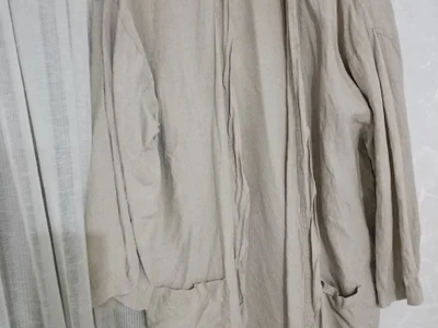 Льняной кардиган L-XL