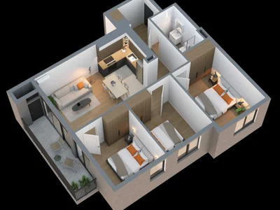 4 room Flat For Sale. Didi digomi