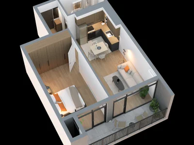 2 room Flat For Sale. Didi digomi