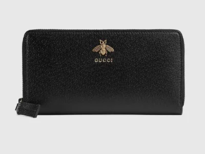 Кошелек Gucci Animalier Leather Zip Around
