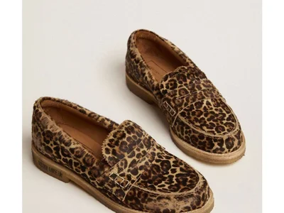 Леопардовые лоферы Golden Goose оригинал