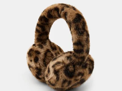 ZARA меховые наушники