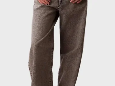 Джинсы Calvin Klein Jeans The Wide Leg Grey Sterling