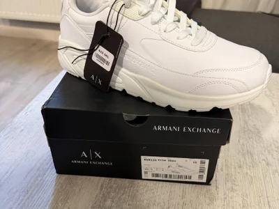 Кроссовки Armani Exchange (Белые)