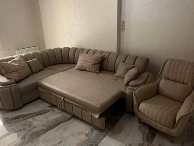 Новый раскладной диван с креслом