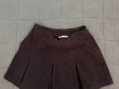 Юбка Zara серая теннисная