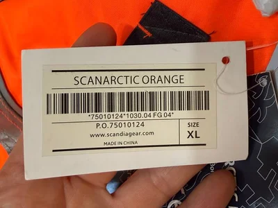Новый оригинальный зимний комбинезон Scandia Gear ScanArctic HV Orange