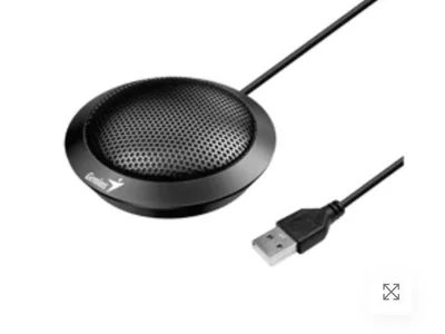 Внешний микрофон Genius MIC-100U (куплен неделю назад) - **