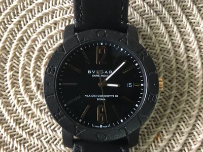 Швейцарские часы Bulgari CarbonGold