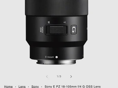 Объектив Sony E PZ 18-105mm F4 G OSS