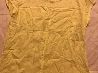 Желтая блузка Massimo Dutti